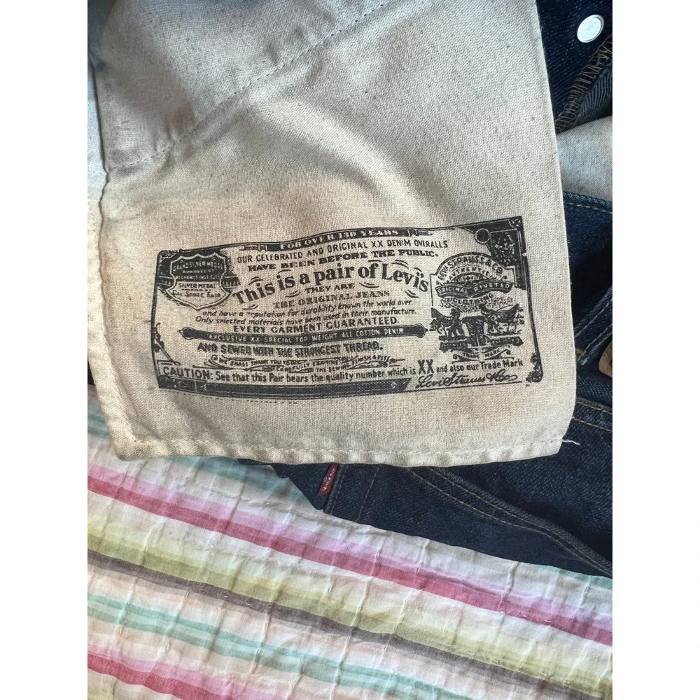 Levi's Vintage Clothing 501XX Dark Wash Denim Jeans Made in Mexico 40x36
